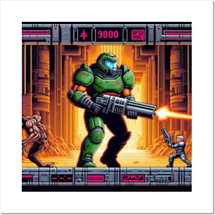 Doom the SNES sidescroller Posters and Art